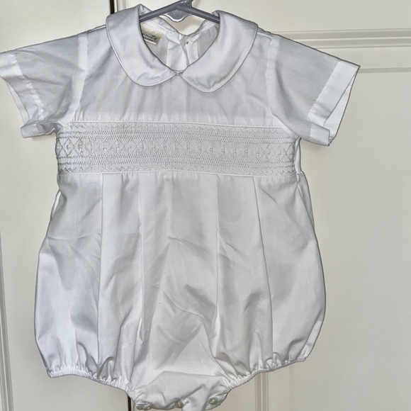 white smocked bubble